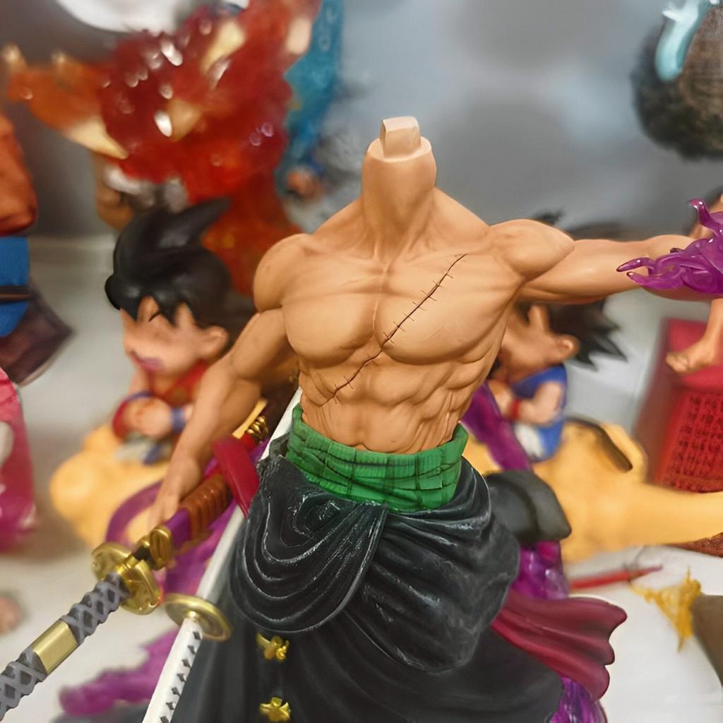 Mô Hình Zoro Siêu Ngầu 33Cm Siêu Ngầu Mô Hình One Piece Cao Cấp, Figure Mô Hình Anmie One Piece Luffy Vua Hải Tặc