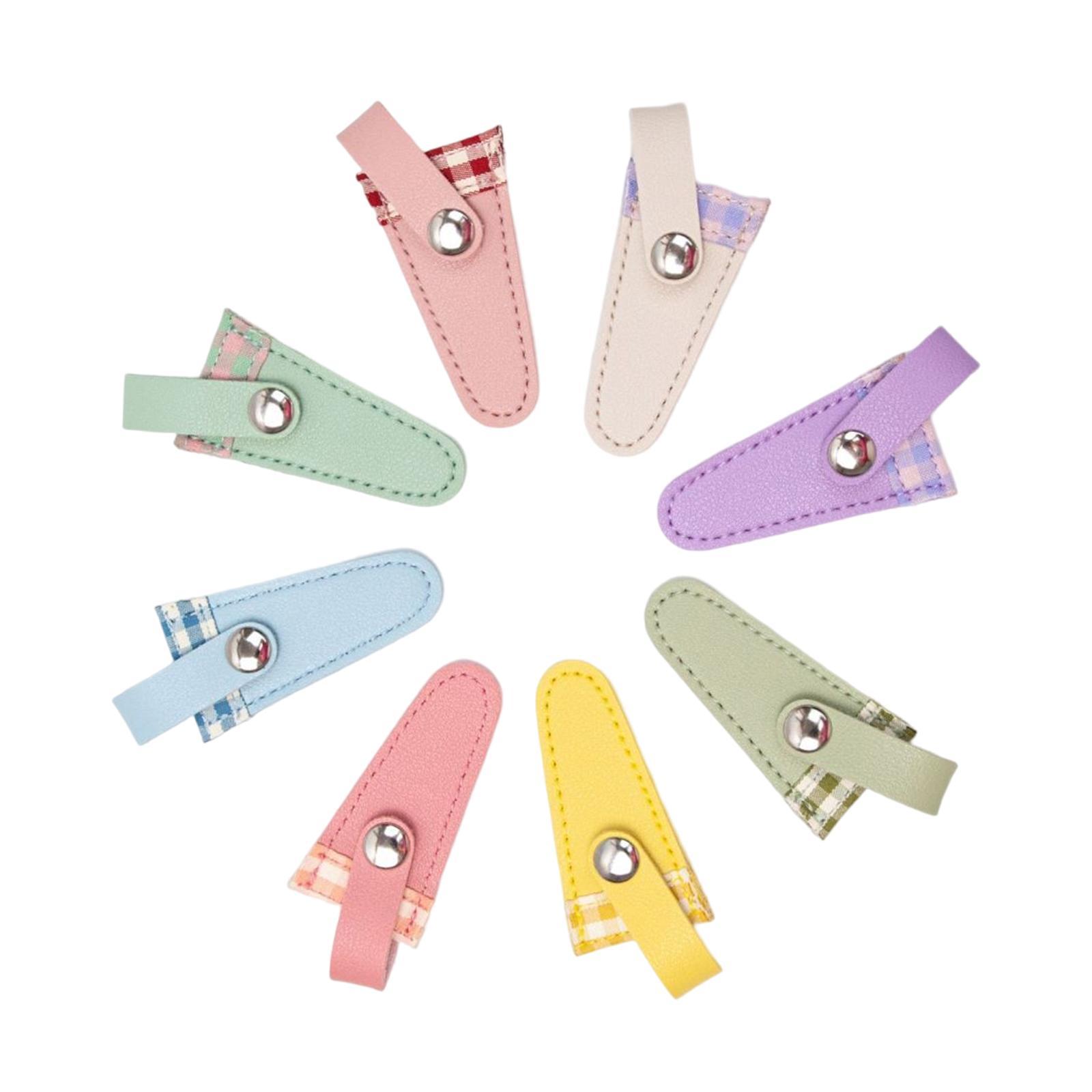 Embroidery Scissors Sheath Cover 8 Pieces Scissors Bag for Quilting Crafts