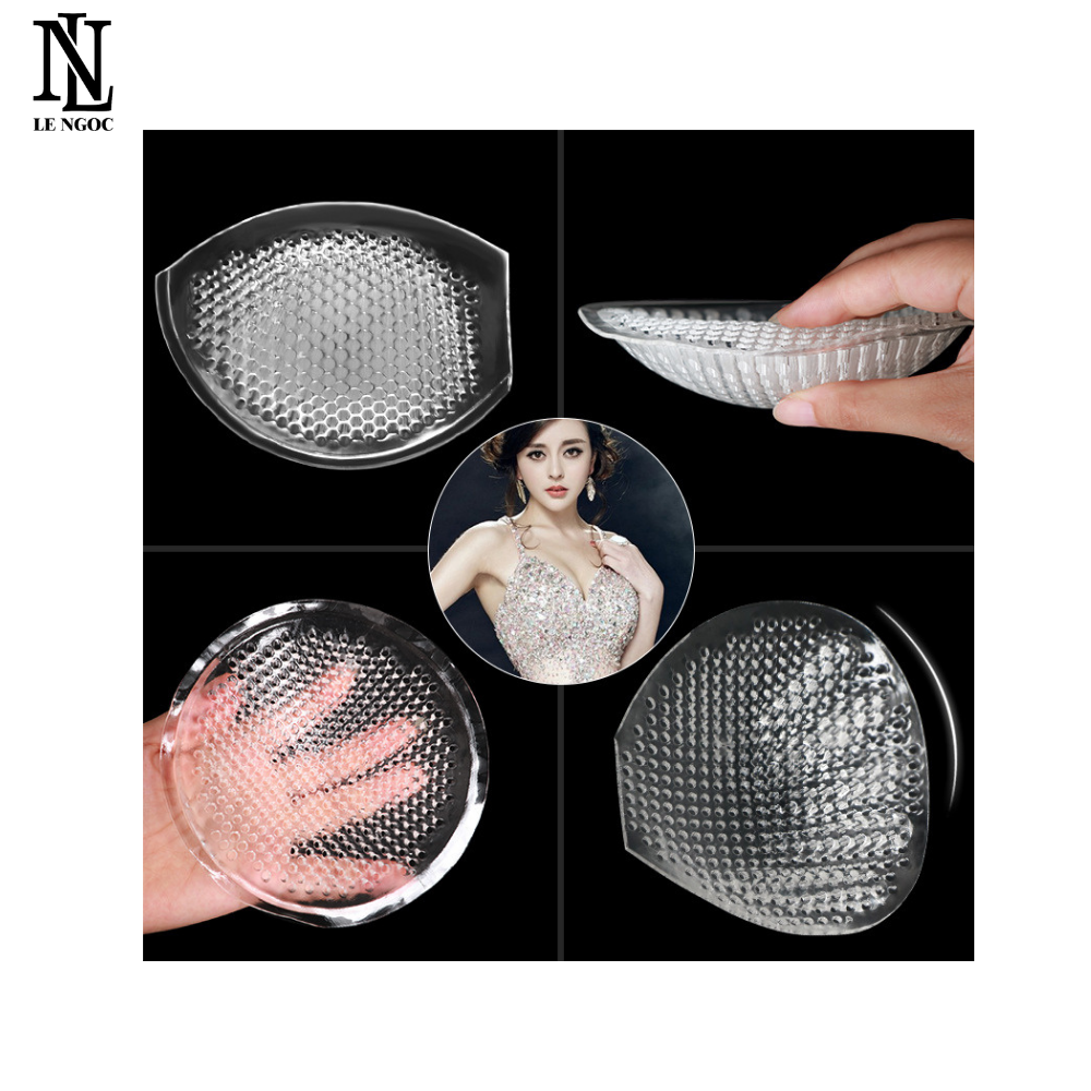 Độn ngực thần thánh silicon lỗ tổ ong thoáng mát, độn ngực siêu nâng tăng size ngực -LN071