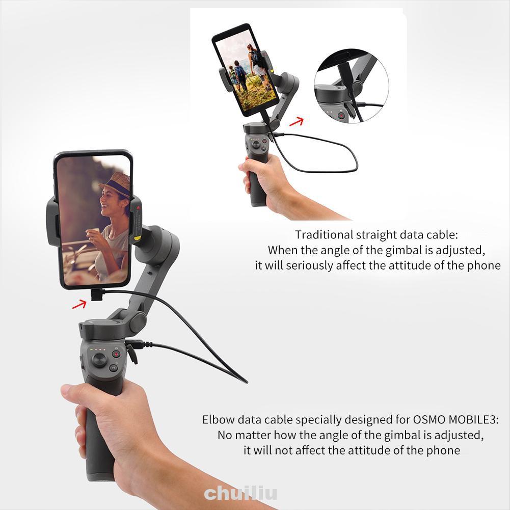 Cáp Sạc Dữ Liệu Micro Usb Loại C Dài 35cm Cho Osmo Mobile 3