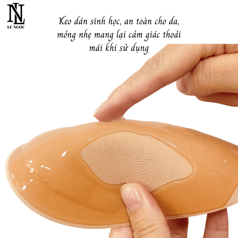 Áo ngực dán cài trước,miếng dán ngực 4cm thiết kế hình vỏ sò độc đáo nâng ngực tạo khe quyến rũ-LN001