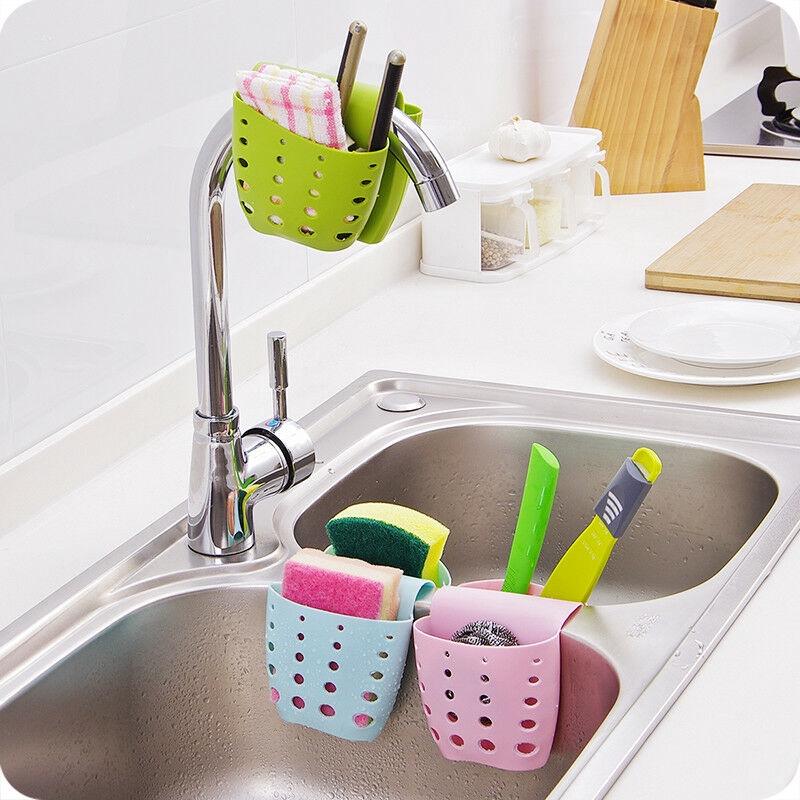 1 Giỏ Treo Bồn Rửa Chén Đựng Đồ Dùng Tiện Lợi