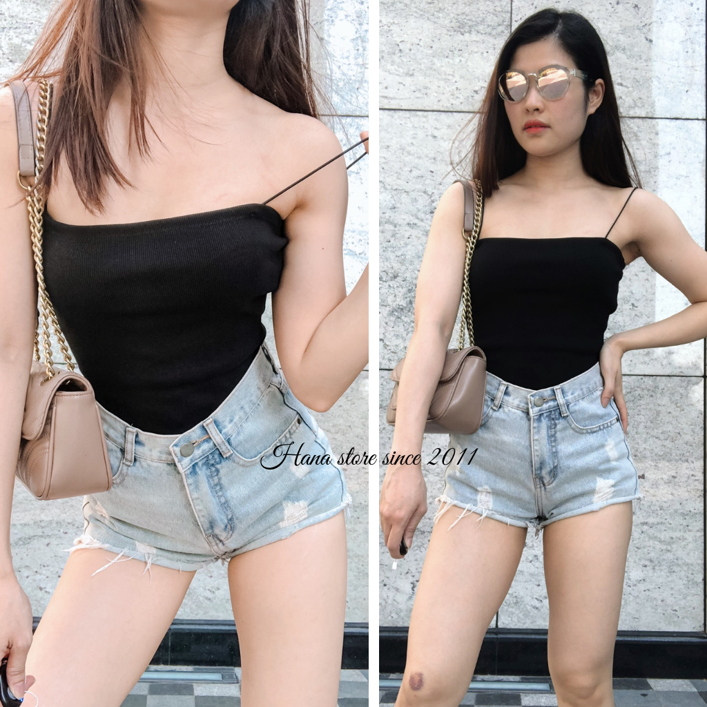 Áo 2 dây sợi mảnh ôm body sexy dễ mix đồ A2