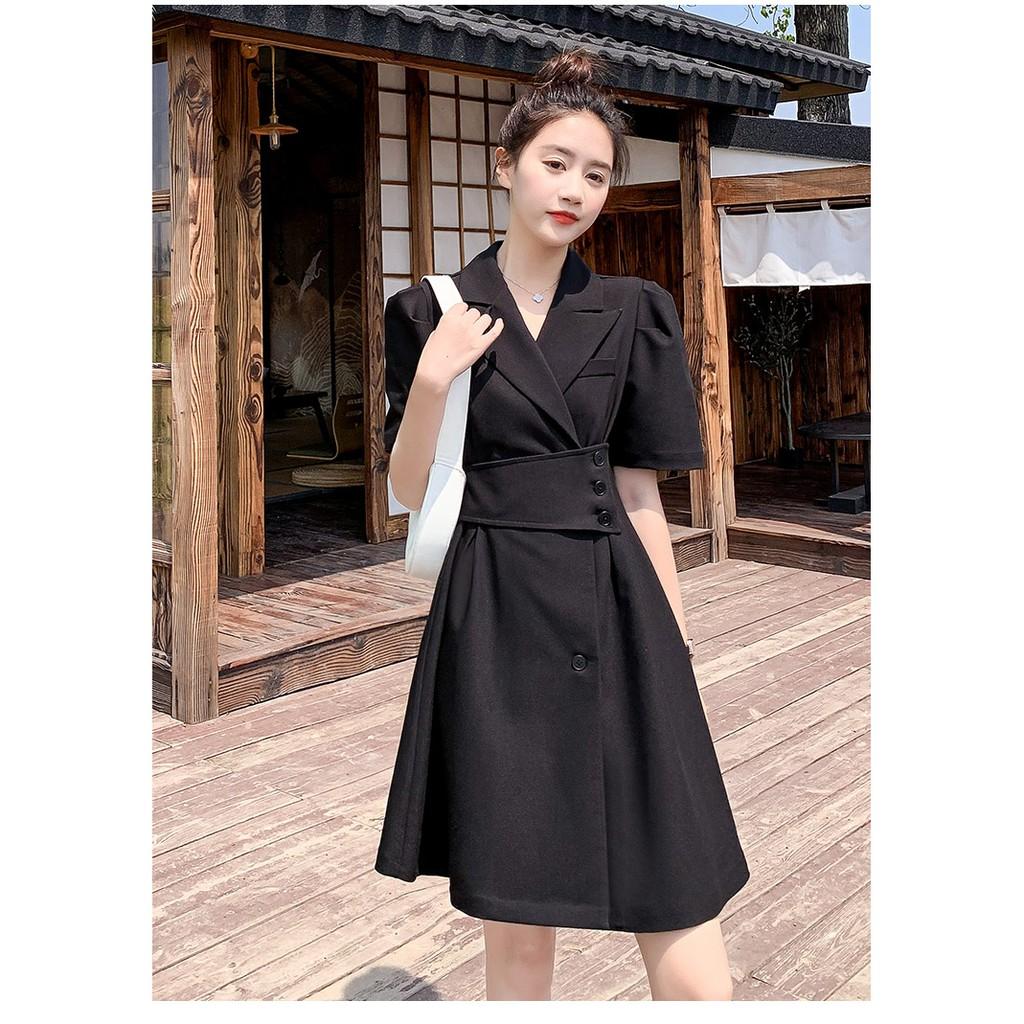 Váy liền thân kiểu pháp - Đầm phụ nữ che bụng thiết kế quý tộc - Cherrystore