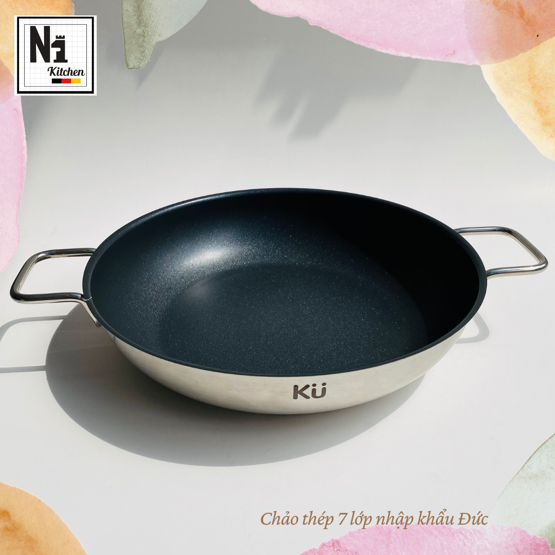 Bộ nồi inox KUCHEN, Hàn Quốc, Bảo hành: 10 năm – Set 5 nồi - Hàng Chính Hãng