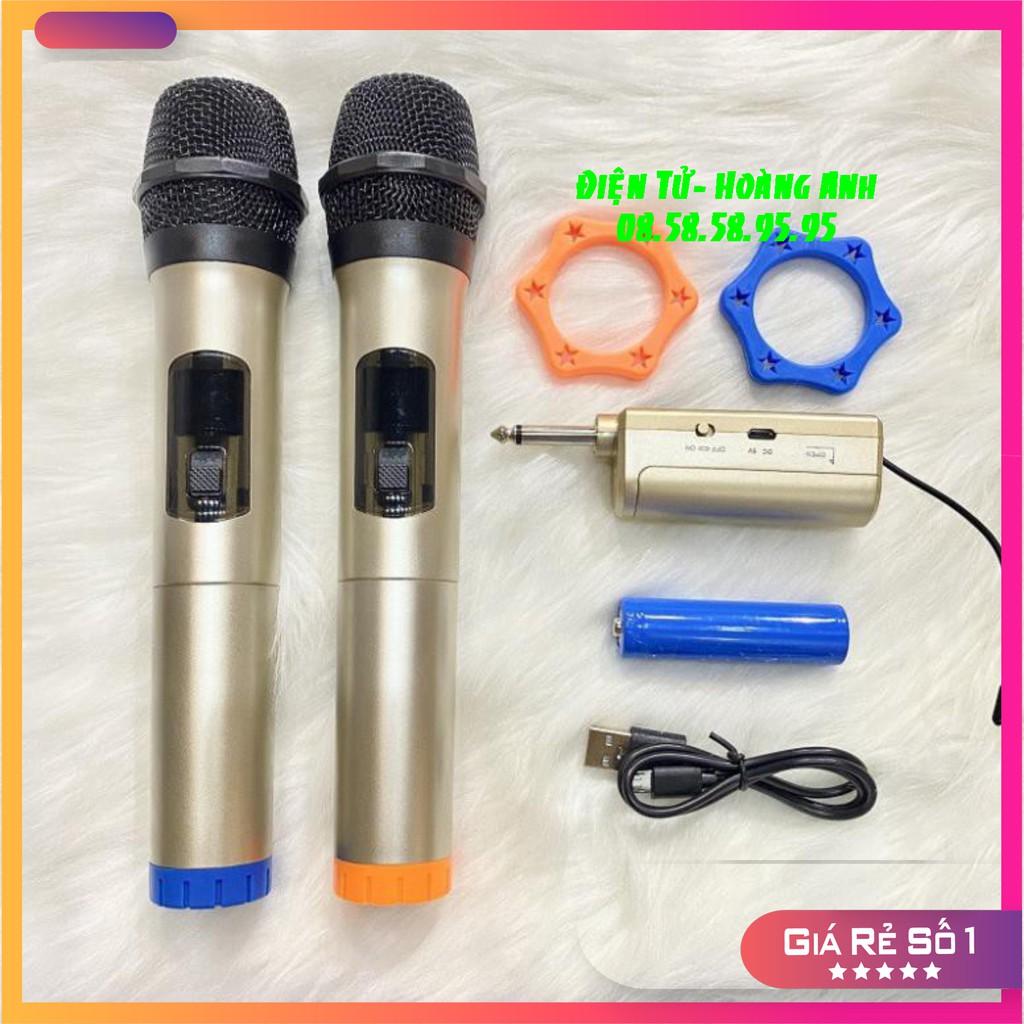 Micro không dây Temeisheng 901B cao cấp chuyên dùng cho loa kéo, amply, mic hút ít hú hát cực nhẹ