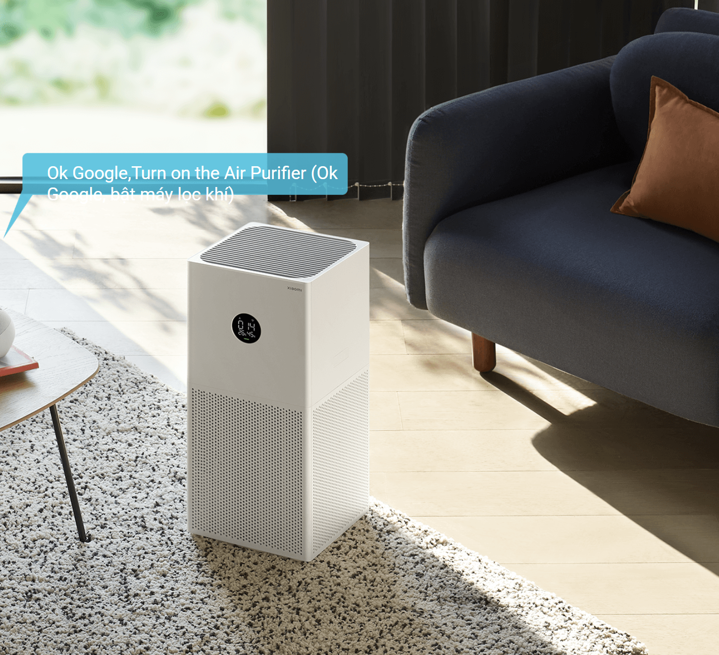 Máy Lọc Không Khí Xiaomi Air Purifier 4 Lite - Bản Quốc Tế Lọc Bụi Mịn Kết Nối App Phù Hợp Không Gian 45 m2 - Hàng Chính Hãng