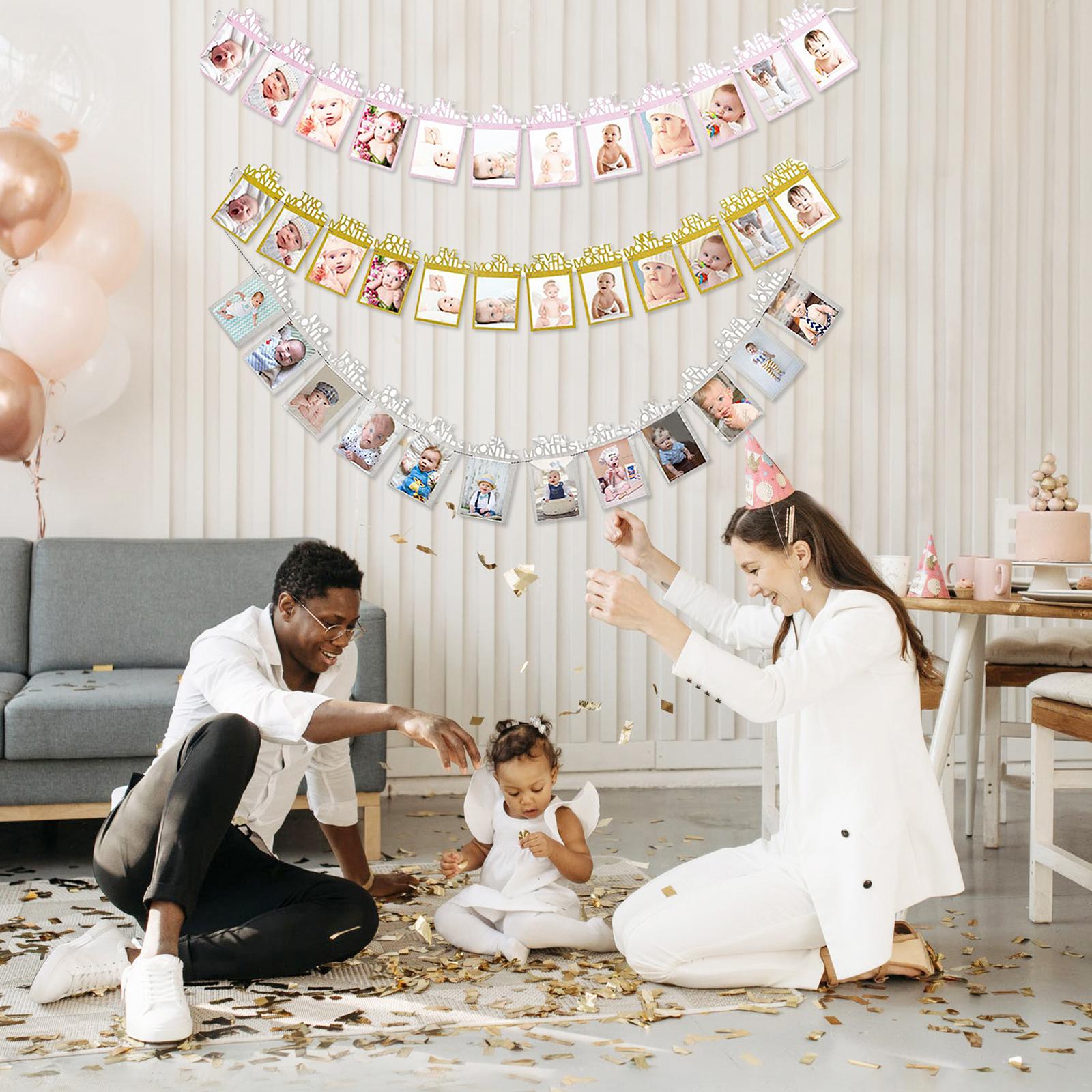 Biểu Ngữ Treo Hình Ảnh Cho Bé 16,4Ft Cho Trẻ Sơ Sinh 12 Tháng