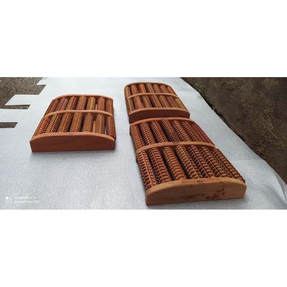 Bàn lăn massa chân gỗ hương