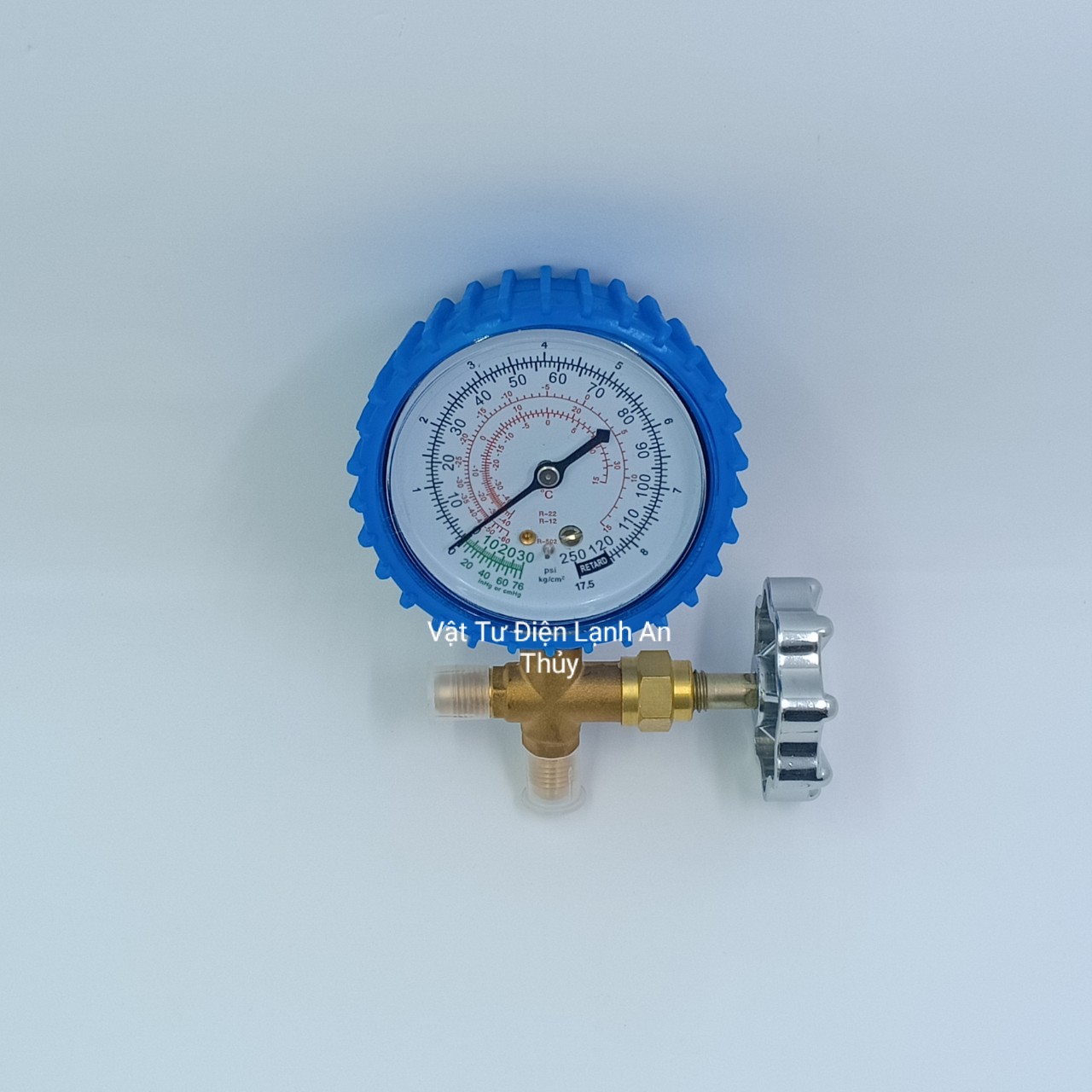 Đồng hồ nạp gas tủ lạnh điều hoà - Đồng hồ nạp gas máy lạnh đơn xanh