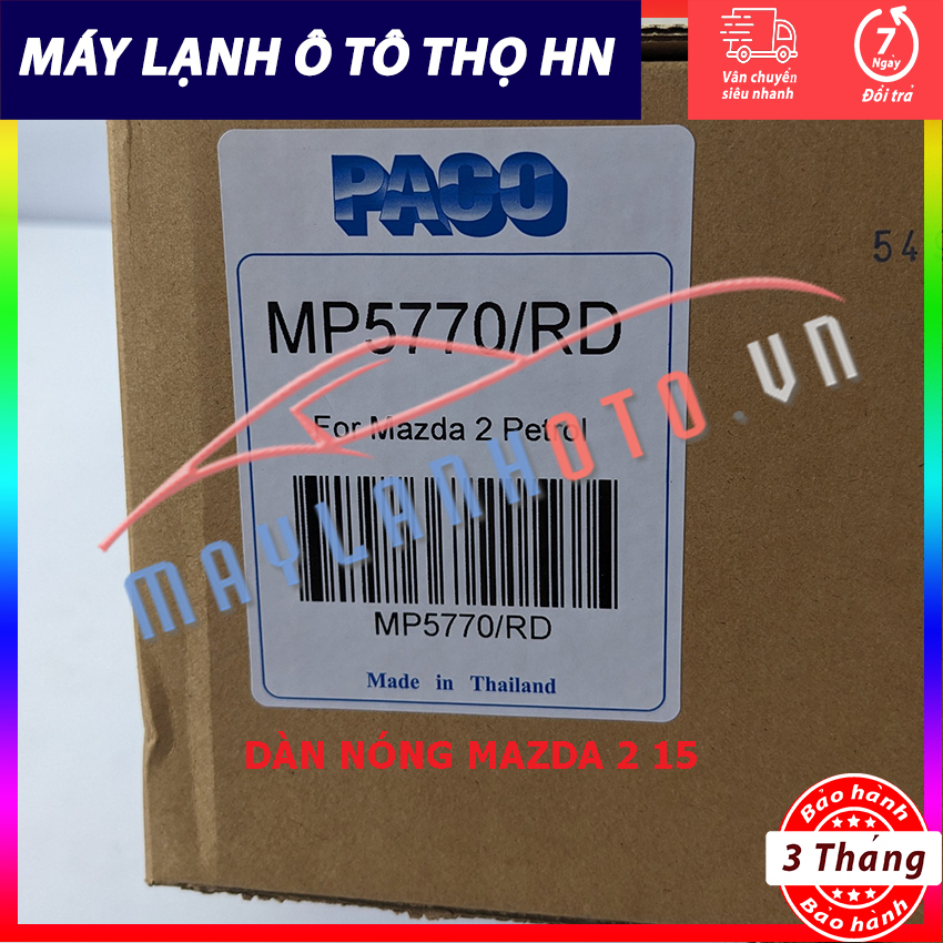 Dàn  nóng Mazda 2 đời 2015 Hàng xịn Thái Lan