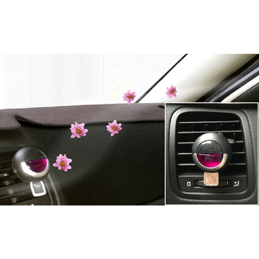 Bộ 2 khử mùi ô tô giúp thư giãn giảm stress hương hoa (dạng gắn) - Hàng Nội Địa Nhật