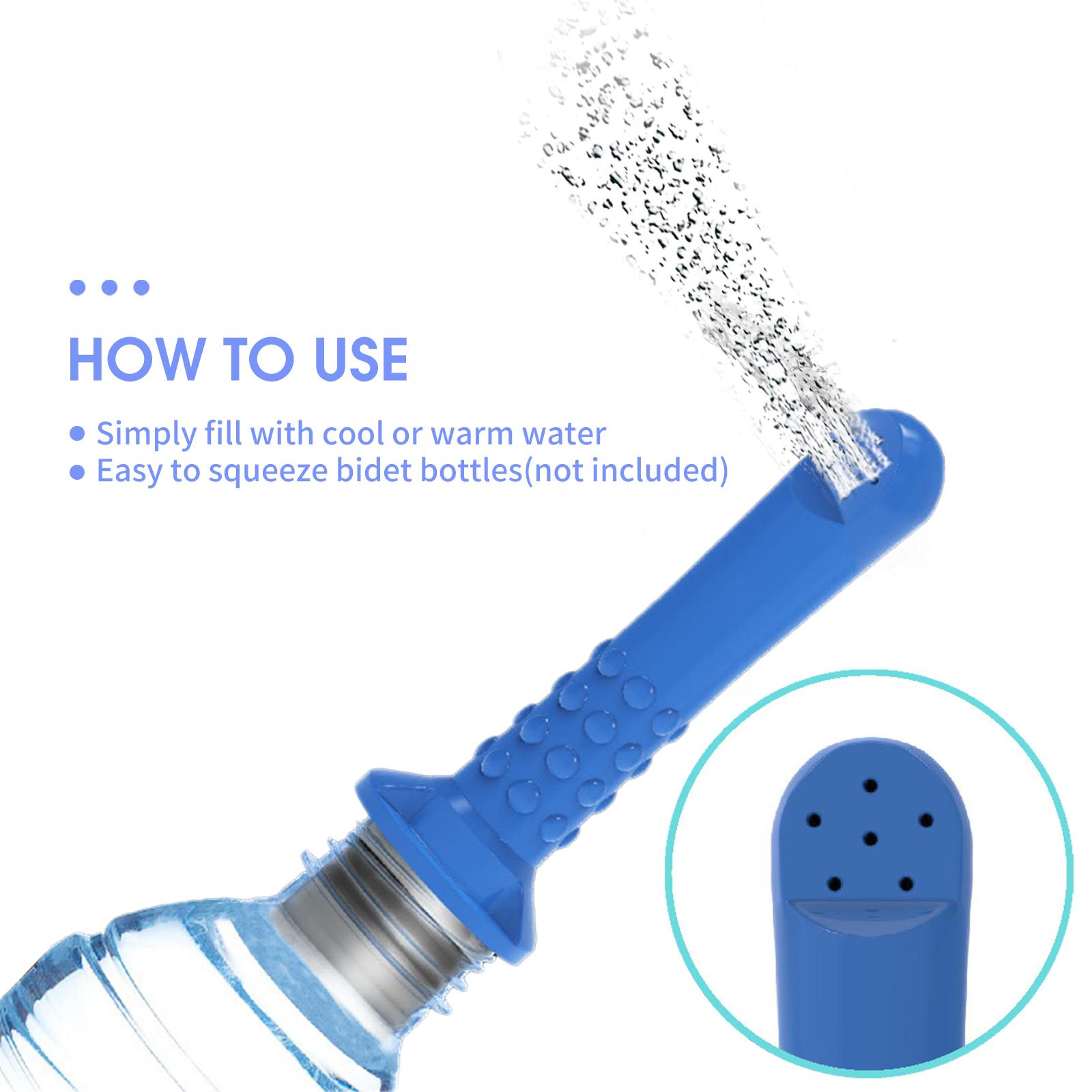 Đầu phun Bidet Du lịch cầm tay để chăm sóc sau sinh, sử dụng cho trẻ em với 5 vòng thun