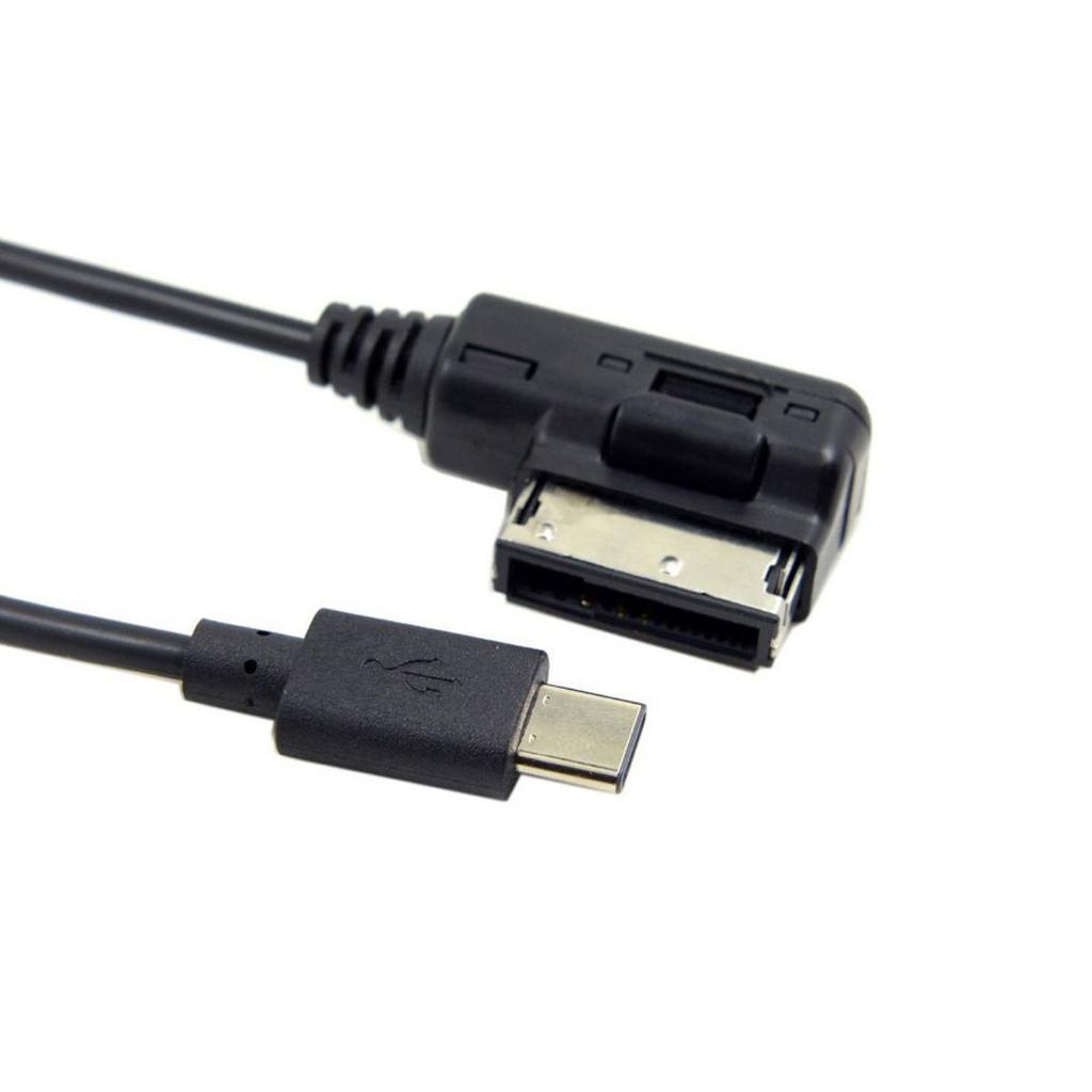 2Packs USB-C USB 3.1 Type-C Charger Cable AMI Cord Fit Car VW AUDI A3 A4 A5