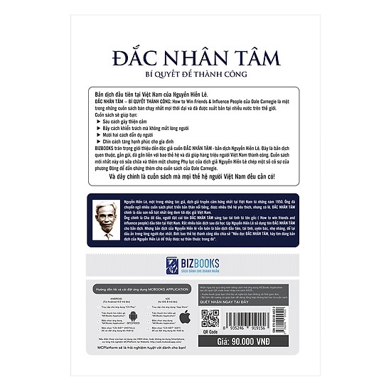 Đắc Nhân Tâm (Tặng E-Book Bộ 10 Cuốn Sách Hay Về Kỹ Năng, Đời Sống, Kinh Tế Và Gia Đình - Tại App MCbooks)