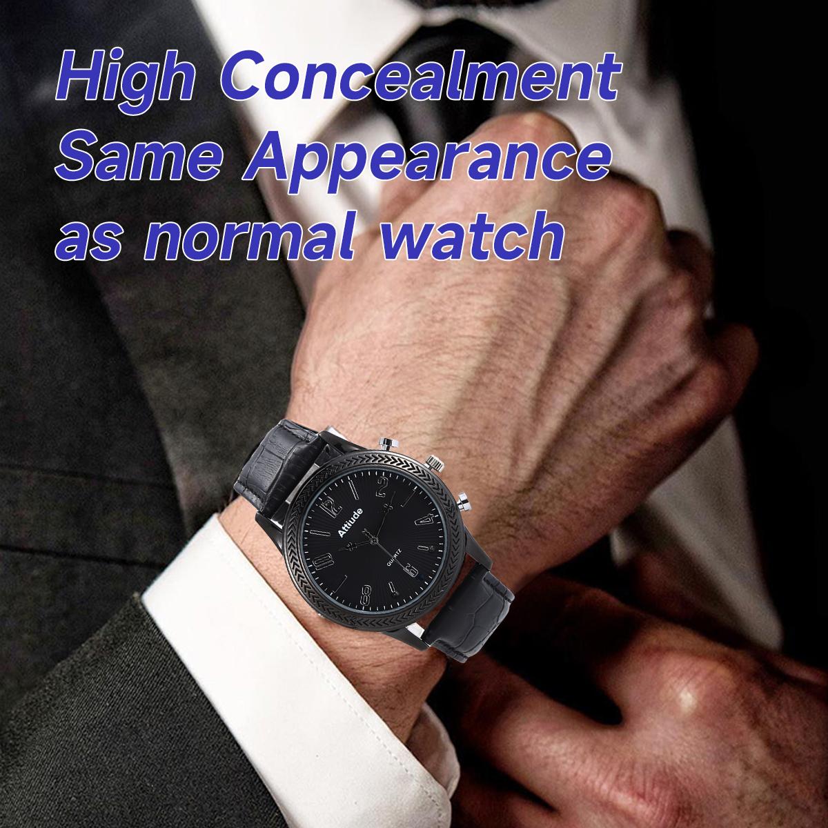 Xem camera Mini Action DVR Body Camcorder Invisible Vision Vision Video Ghi âm giám sát Micro Sport Wristwatch Màu sắc: C5 Màu đen