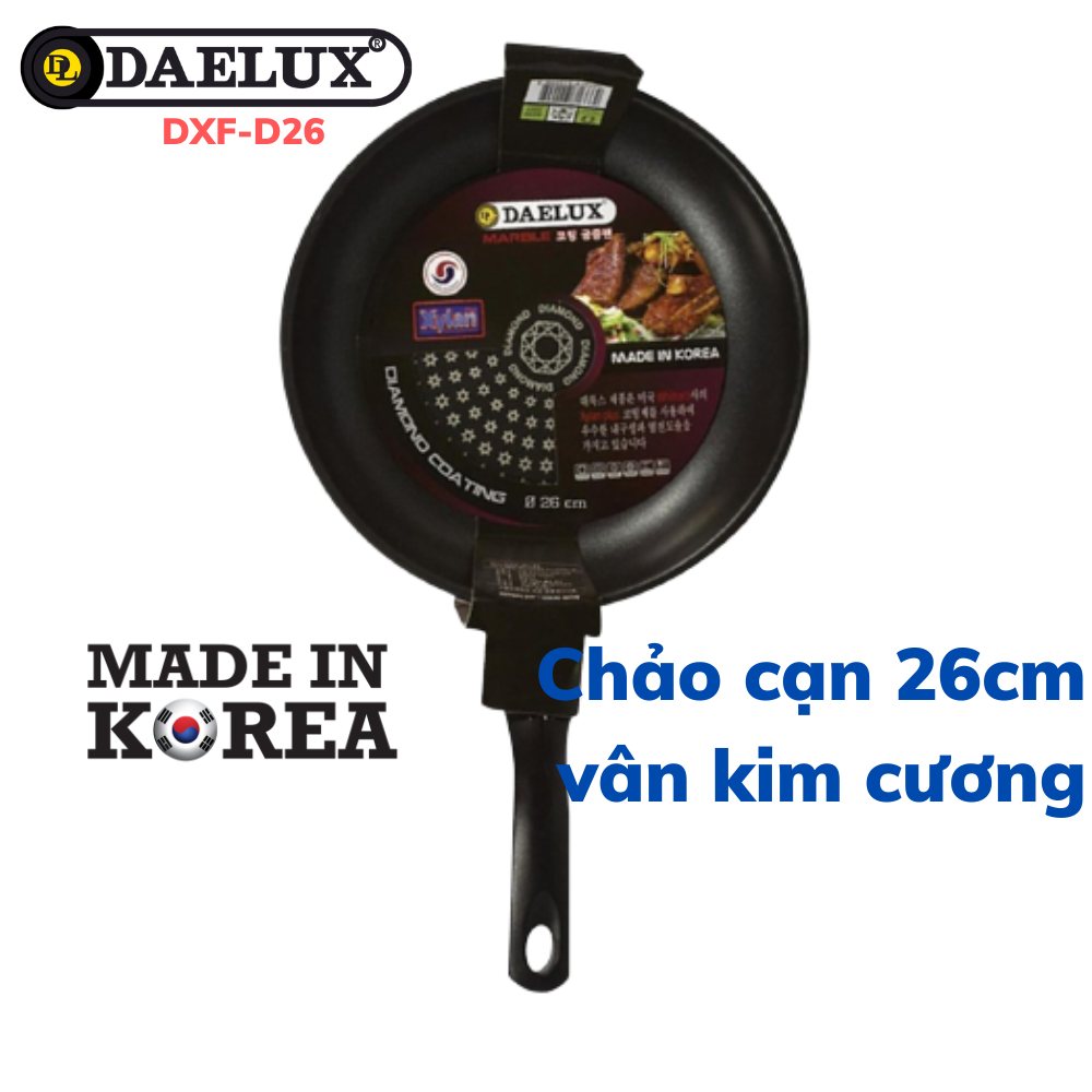 Chảo Chống Dính Kim Cương Daelux Size 26 DXF-D26