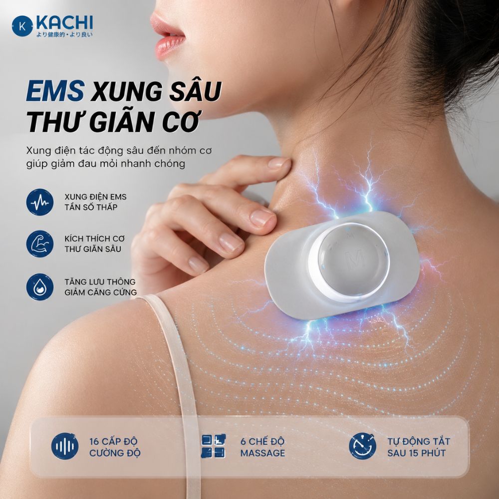 Máy Châm Cứu Xung Điện Không Dây Kachi MK398 – Hàng chính hãng