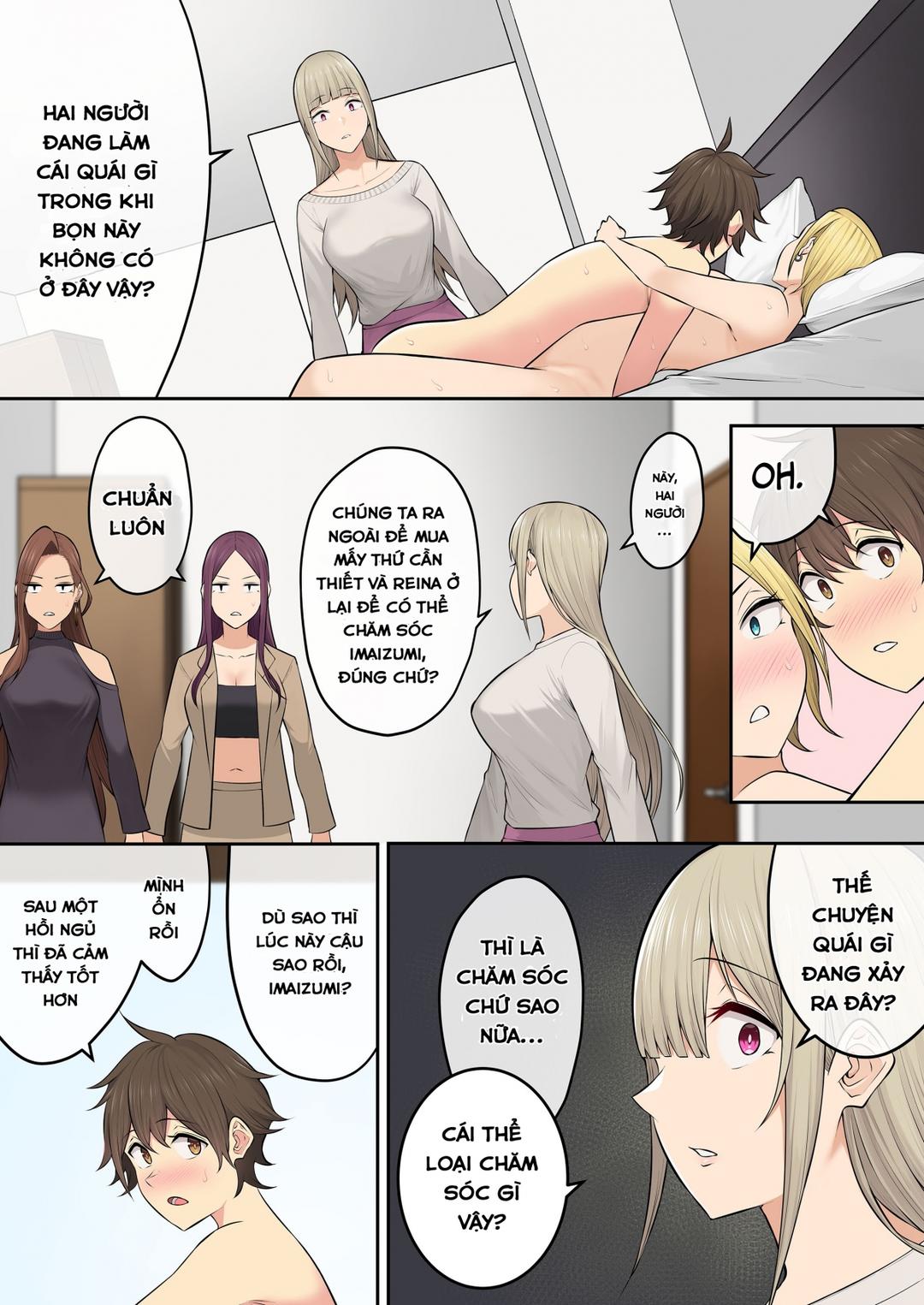 imaizumi đưa cả bầy gyaru về nhà mình chapter 5 60