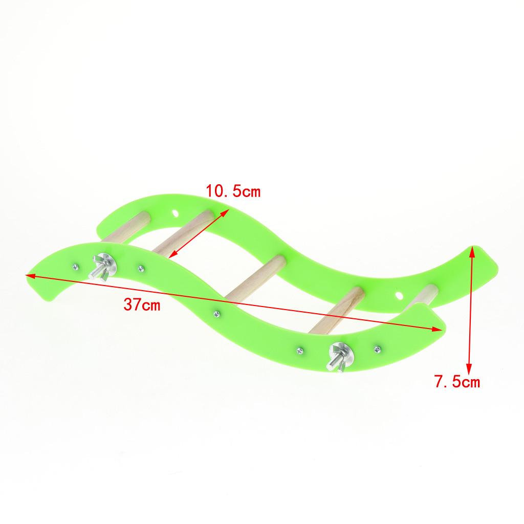 Wooden Bird Ladder, Bird Toy For Parrot Swings Ladders For Pet Trainning