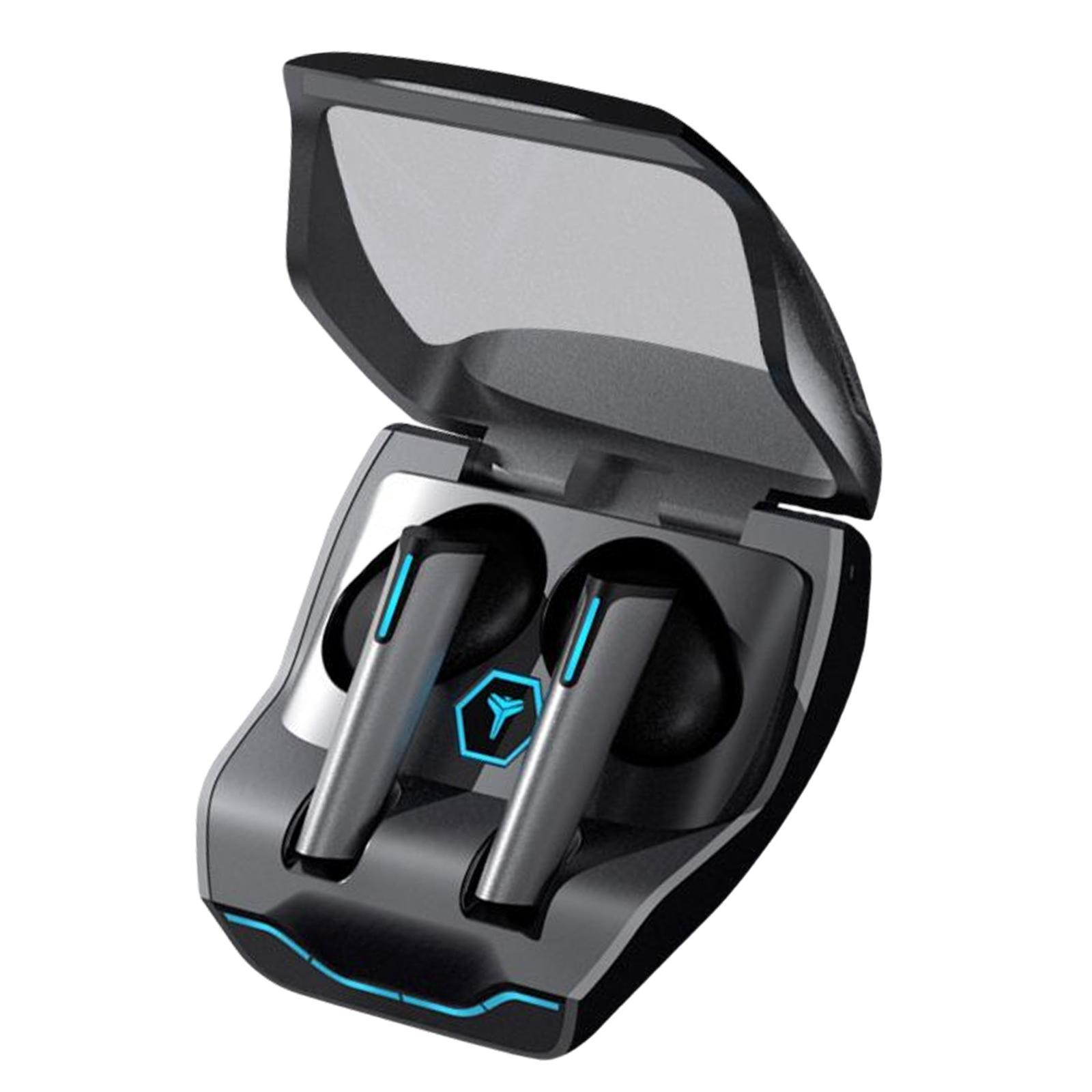 XG02 Bluetooth 5.0 Wireless Music Gaming Headsets Earbuds HiFi Black