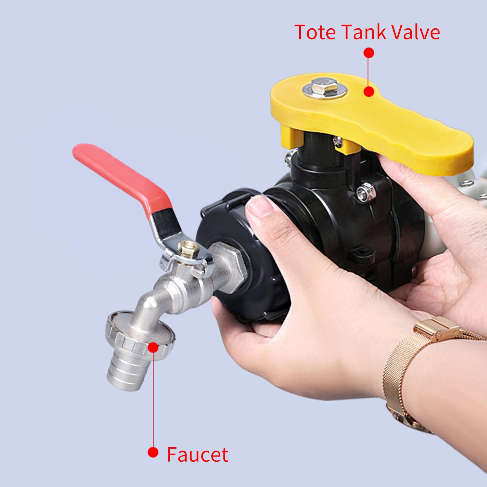 Vòi Cho Bộ Chuyển Đổi Xả Bồn Chứa Ibc 3/4 '' Đầu Nối Ren