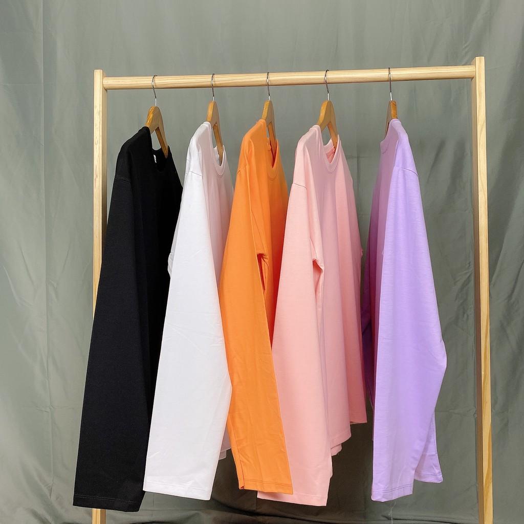 Áo Thun Tay Dài HY KOREA Form Rộng Unisex, Gấu Give Atry 153.