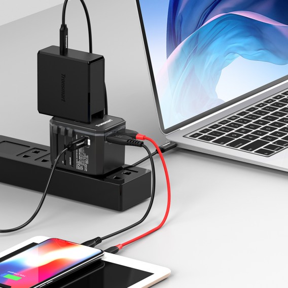 Cốc sạc (củ sạc) chuyển đổi đa năng đi du lịch 33W với sạc nhanh USB-C PD 3.0 cho điện thoại máy tính bảng Tronsmart WCP05 - Hàng chính hãng