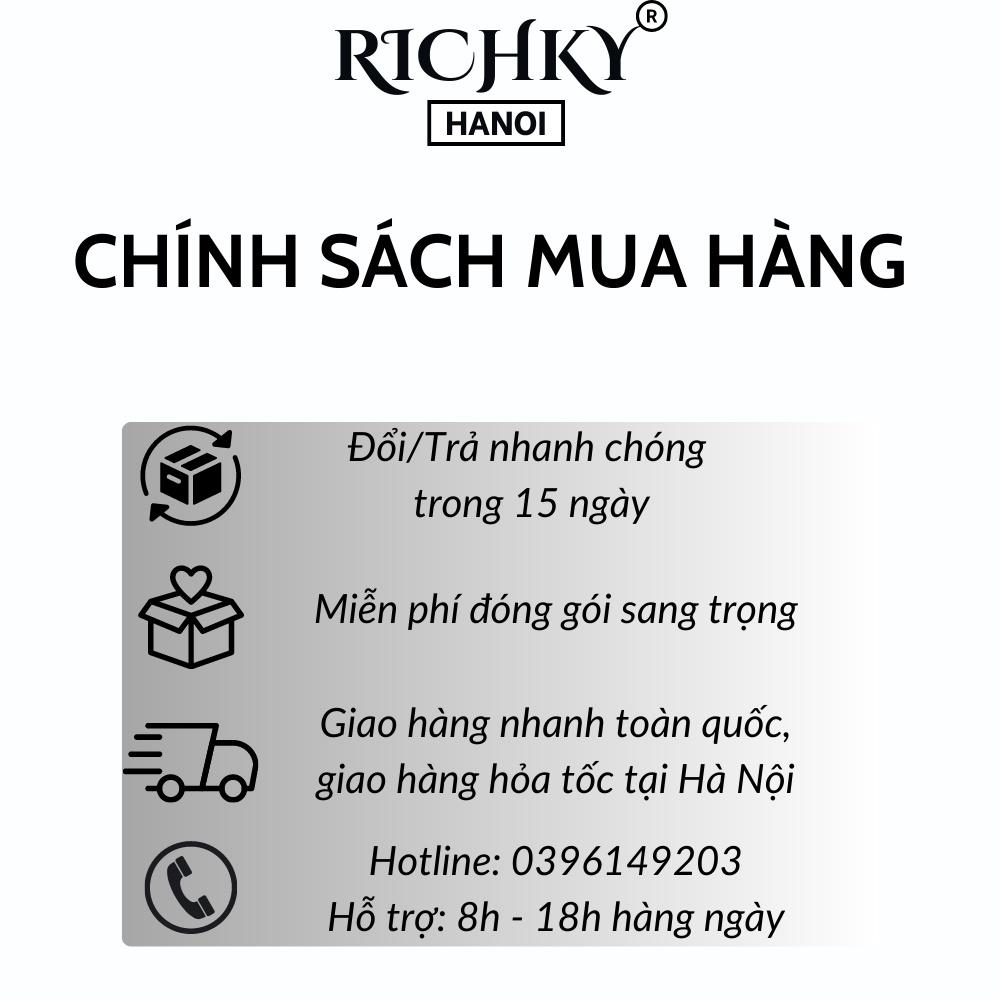 Quần Kaki Cargo Pant Túi Hộp Ống Suông Richky Hanoi Màu Đen Q333