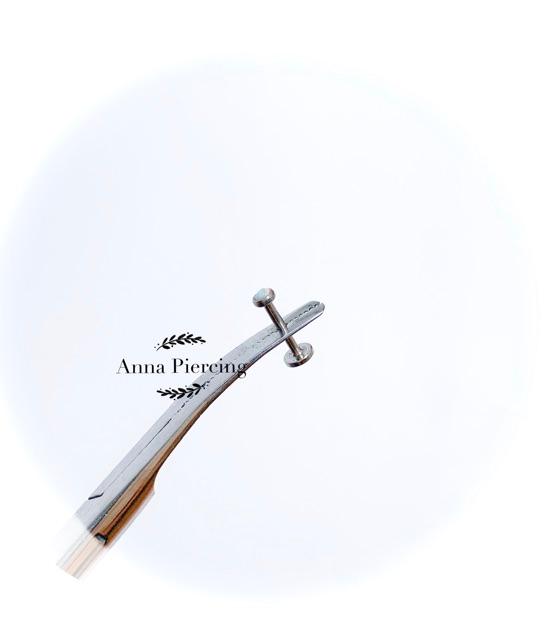 Khuyên môi tai đá opal bằng thép y tế piercing - XUÂN SHOP
