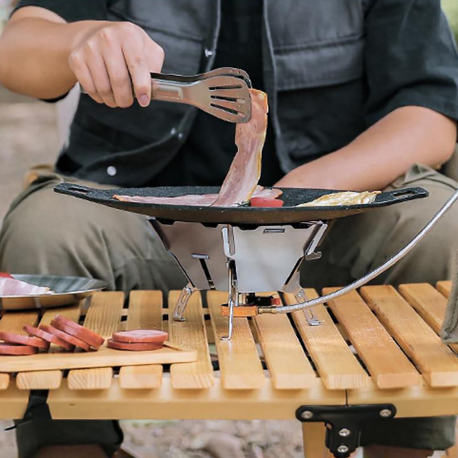 Folding Outdoor Windscreen Burner Windshield for Cooking Picnic