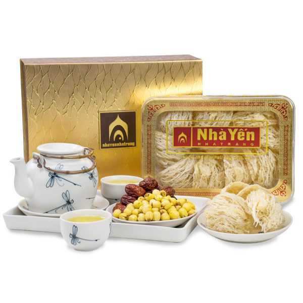 Tổ Yến Trắng Tinh Chế - Nhà Yến Nha Trang - Loại Chất Lượng 5.0 - Hộp 100 Gram - Tổ Yến Sào Tinh Chế - Hàng Chính Hãng