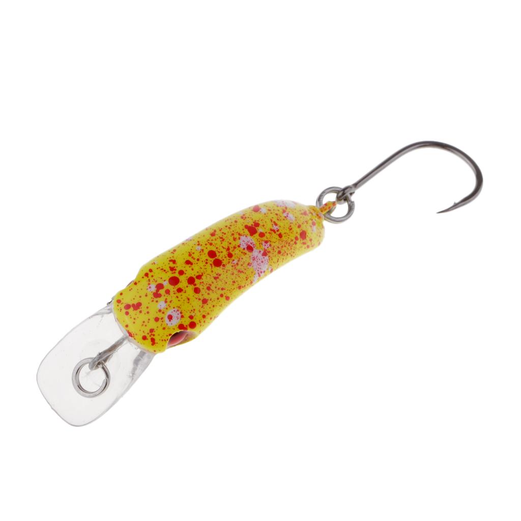 Mini Minnow Fishing Lure Artificial Hard Simulation Bait Crankbait Cyan