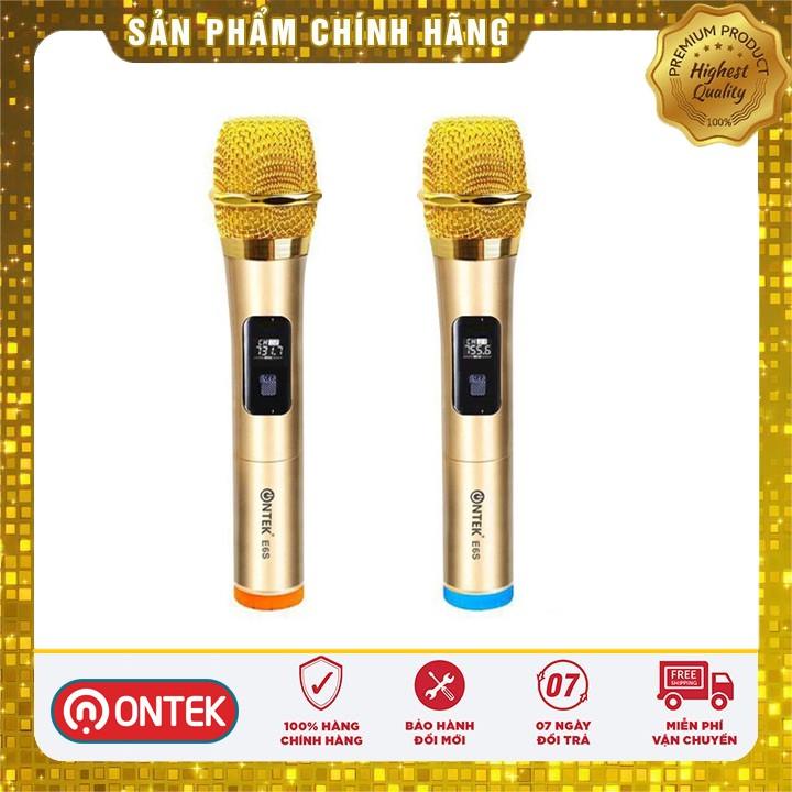 Micro không dây Ontekco E6s cao cấp bảo hành 12 tháng- míc hát
