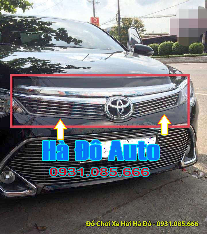 Ốp Bảo Vệ Ca Lăng Trên Camry 2015 2016 2017 2018 Kiểu Thanh Ngang