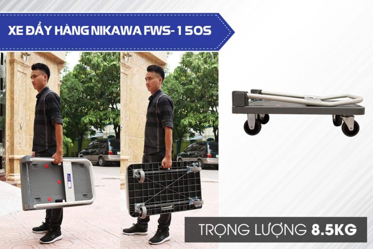 Xe đẩy hàng gấp gọn Nika.wa FWS-150S