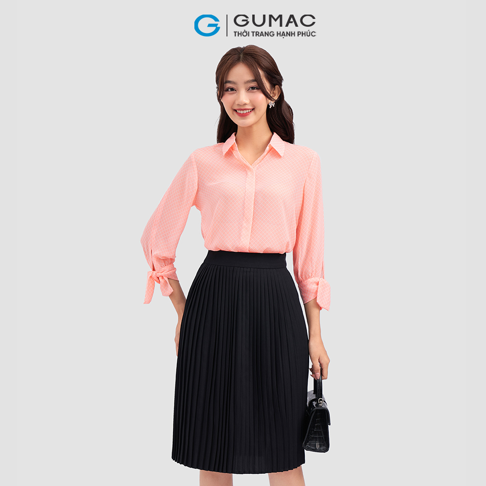 Áo sơ mi tay lỡ AC12025 thời trang GUMAC