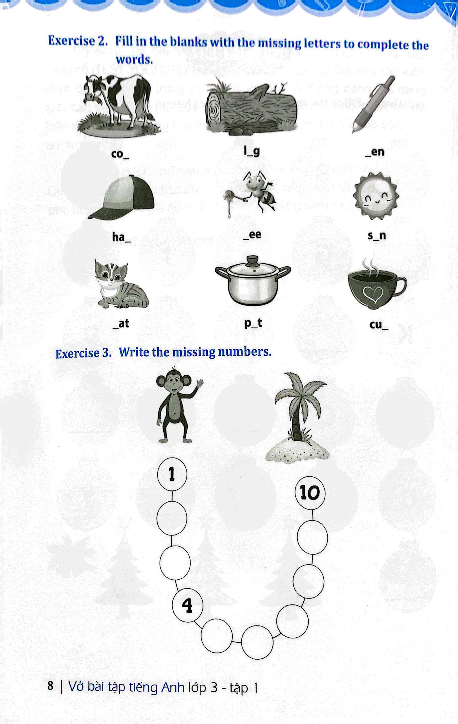 Global Success - Vở Bài Tập Tiếng Anh Lớp 3 - Tập 1 (Có Đáp Án)