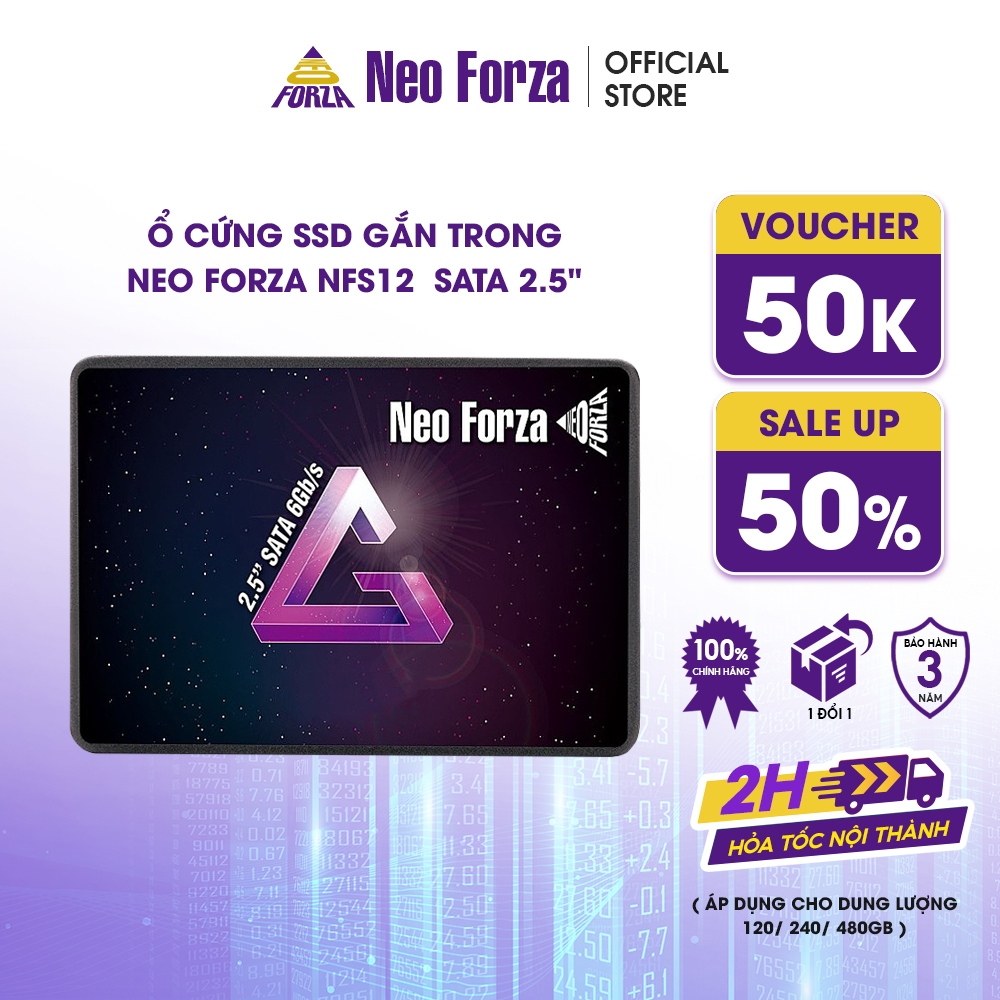 Ổ cứng SSD Neo Forza NFS12 SATA-III 2.5″ 120GB I 240GB I 480GB - Hàng chính hãng