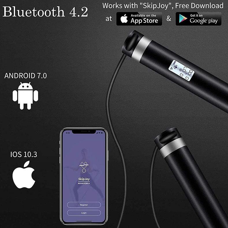 Ứng Dụng Dây Nhảy Android ISO Iphone Thông Minh Huawei Kỹ Thuật Số Chống Lại Thông Minh Giảm Cân Homegym Thể Dục Bỏ Qua Crossfit Thép Tốc Độ