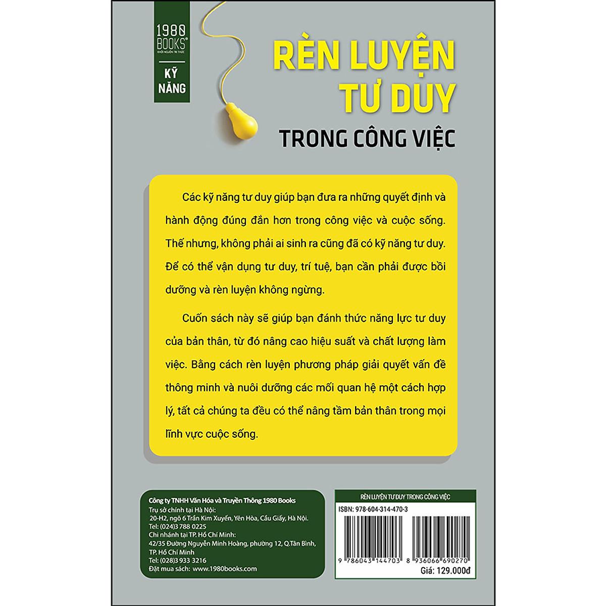 Rèn Luyện Tư Duy Trong Công Việc - Bản Quyền