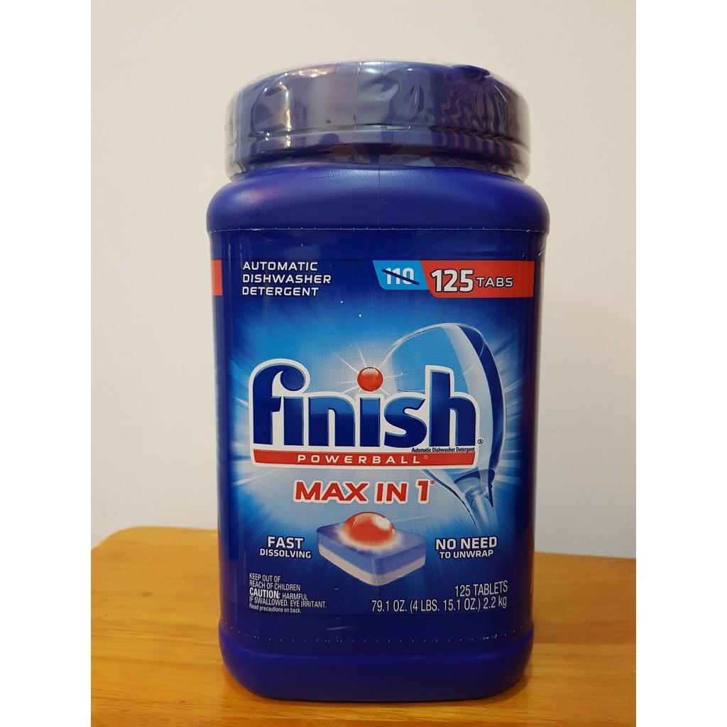 Viên rửa bát Finish Max In 1 125 Viên