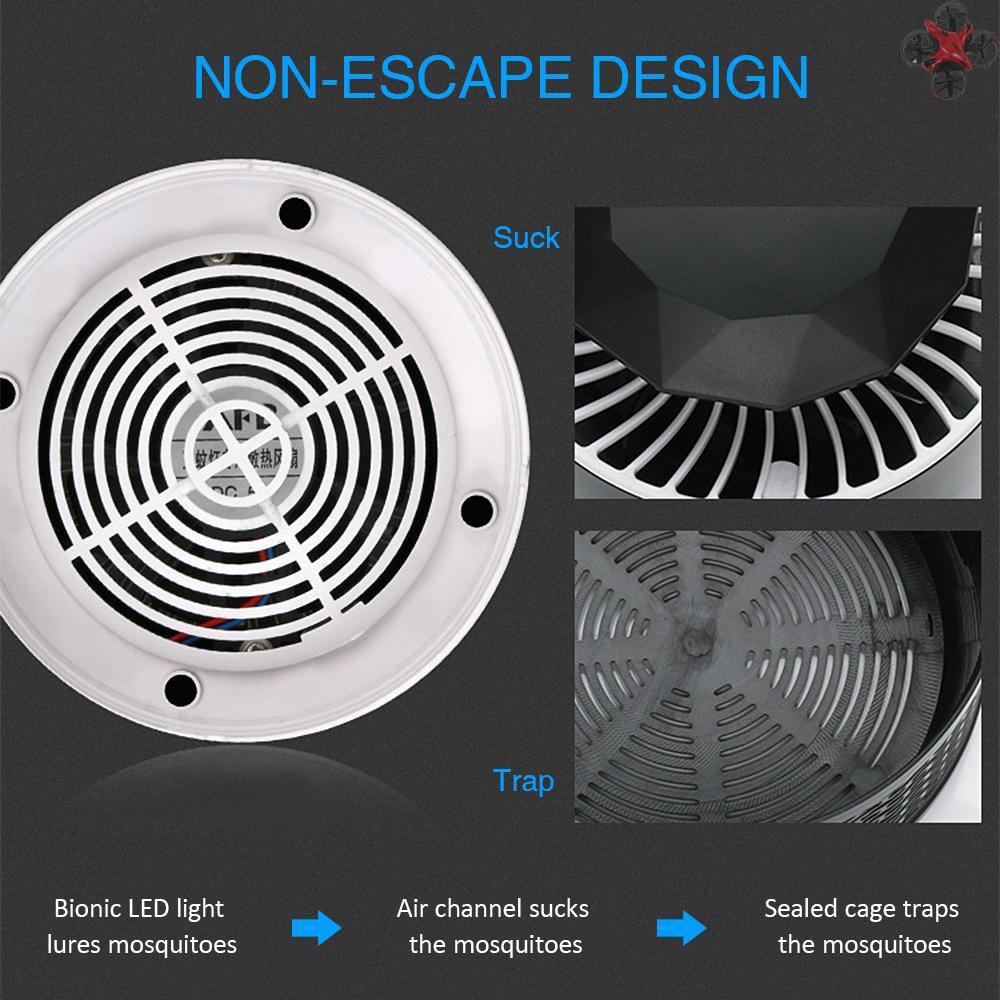 TOP Electric Mosquito Killer Lamp USB Power Anti-mosquito Trap LED Night Light Lamp Bug Insect Killer Light Repeller