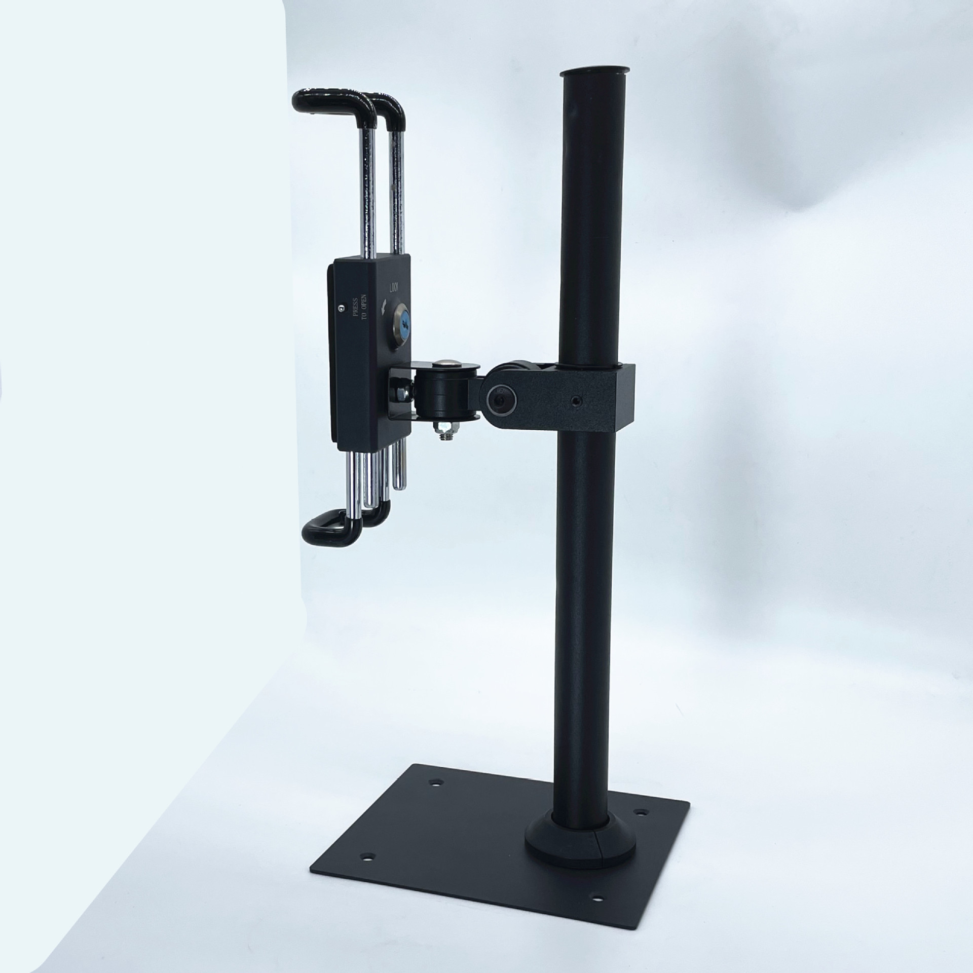 Giá đỡ cho iPad/Tablet trụ đứng có khóa có thể nâng hạ chiều cao thấp Zaki – ZK78S - Hàng Chính Hãng