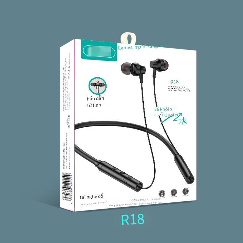Khuyến mại Tai nghe Bluetooth đeo cổ không dây Thể thao 5.0 Giảm tiếng ồn Âm thanh trung thực với Bảng bảo vệ Tai nghe Bluetooth cho điện thoại di động