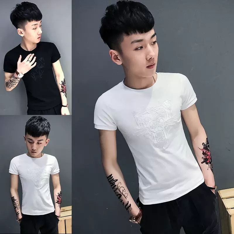 Áo thun thiết kế họa tiết in hình hổ cực ngầu chất vải cotton cao cấp co giãn nhẹ dáng ôm hợp xu hướng thời trang hiện nay