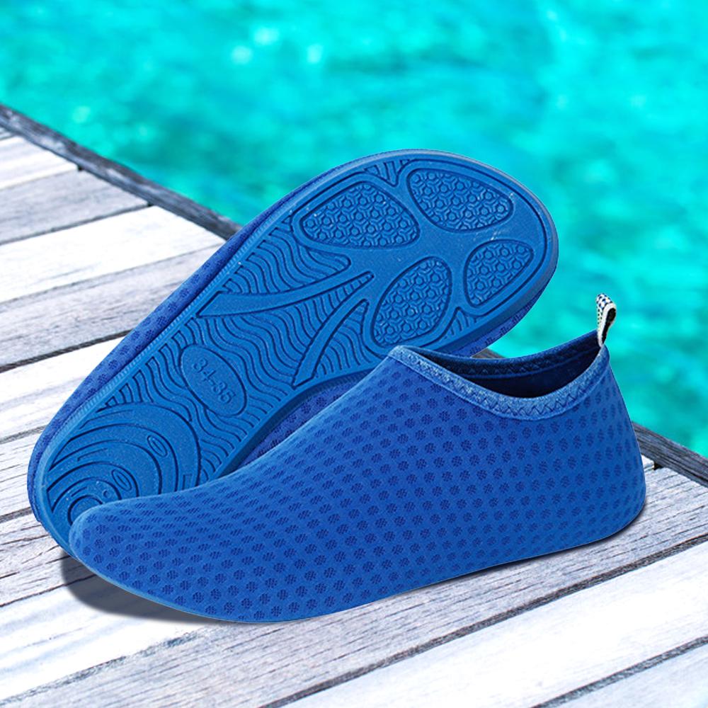 Giày nước bãi biển dành cho nữ giày sneaker nam Sneaker Sneaker Boarde Foot Aqua vớ giày thể thao không trượt để lặn ngoài trời Color: Fluorescent Green Shoe Size: XL 40-41