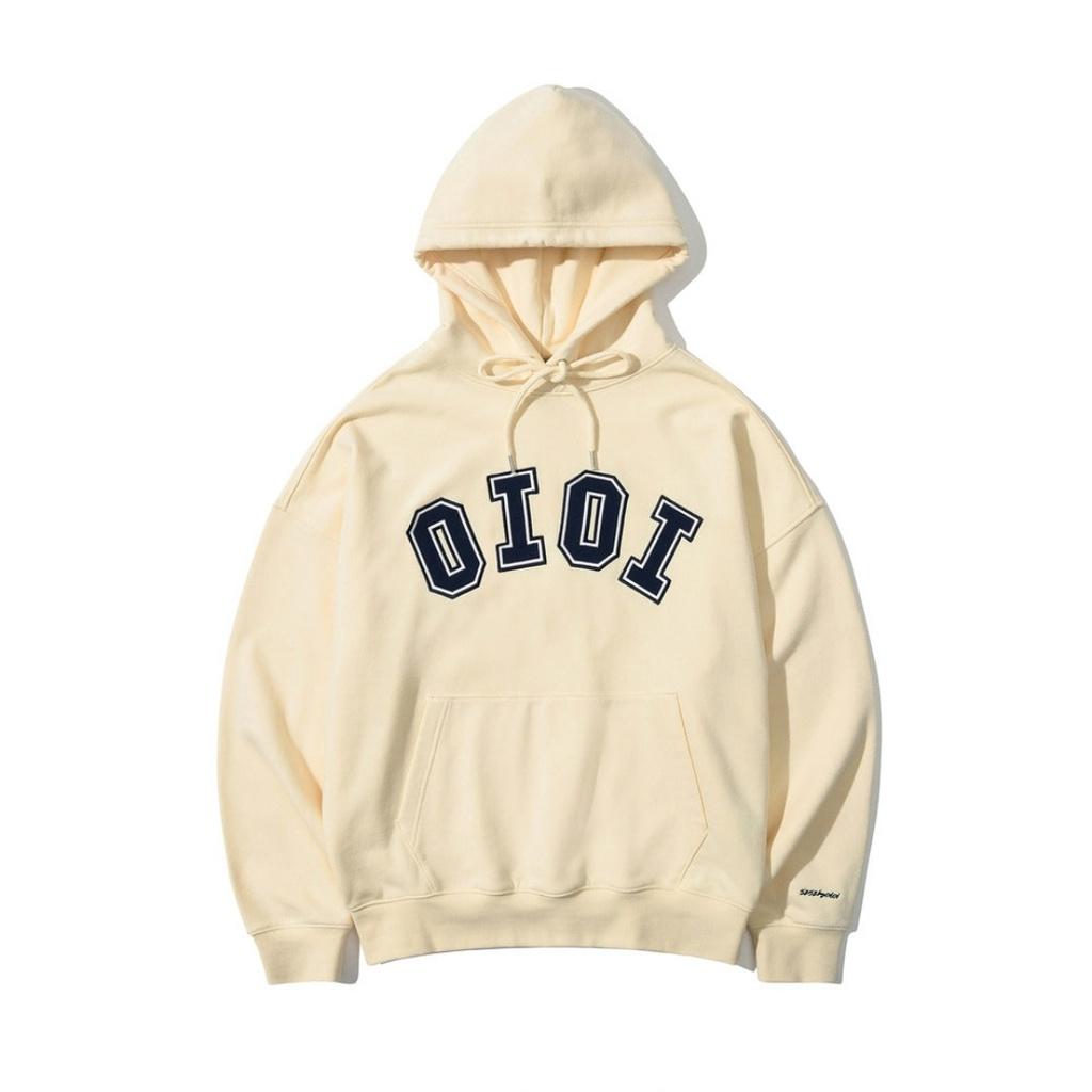 Áo hoodie nỉ nam nữ có mũ trùm đầu họa tiết in chữ OIOI