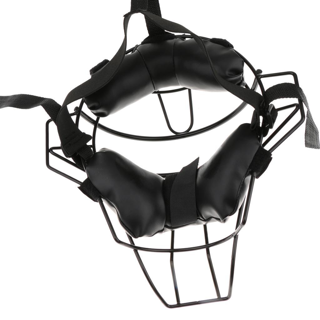 Baseball Softball Adult Catchers Protective Gear Adjustable Soft Face Mask