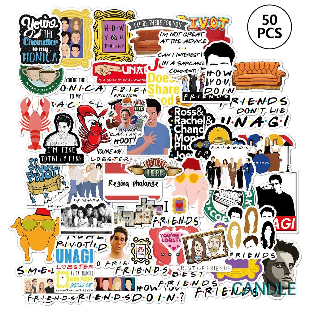 50 Miếng Dán Graffiti Trang Trí